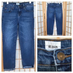 Hudson Girlfriend Cuffed Jeans SZ 12 Girls